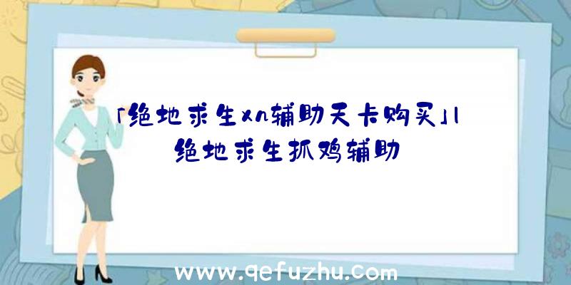 「绝地求生xn辅助天卡购买」|绝地求生抓鸡辅助